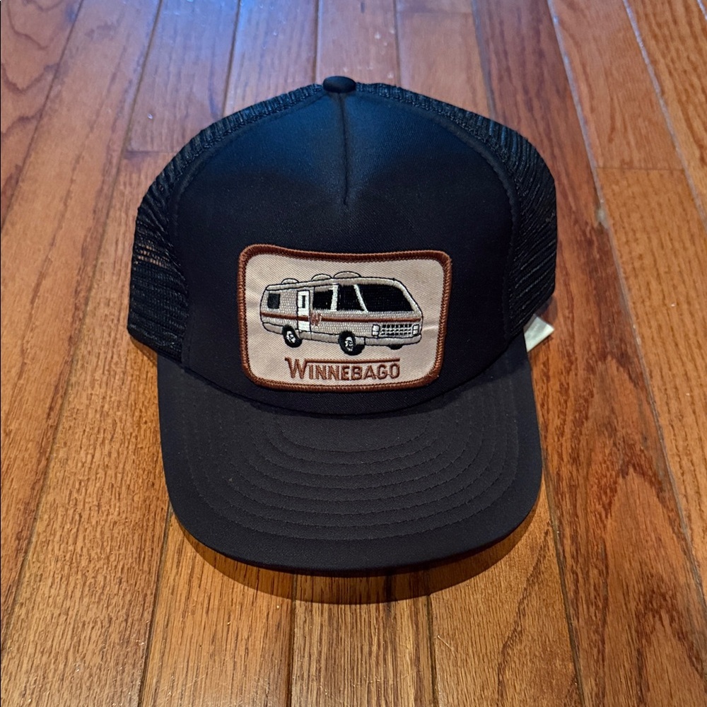 Winnebago Black Trucker Hat